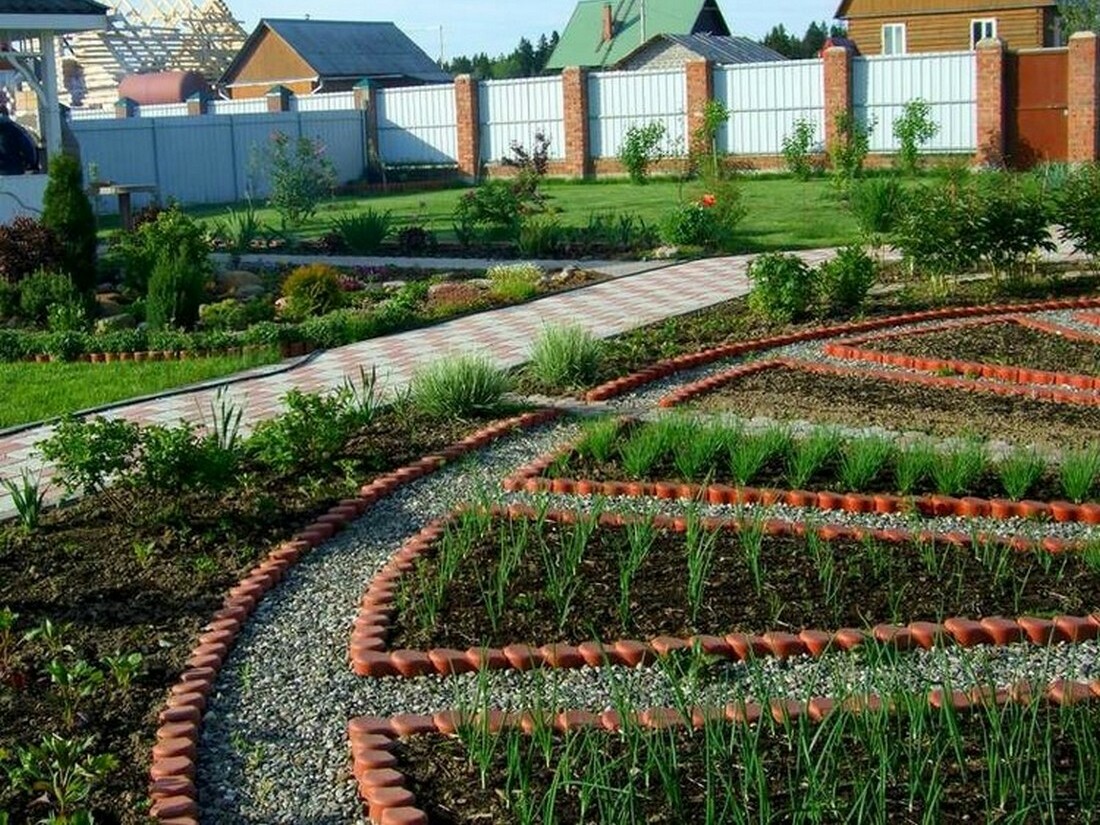 фото дизайн грядок на